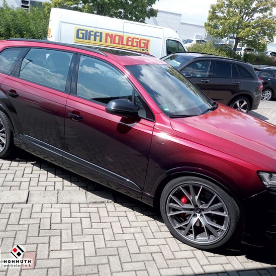 Audi SQ7 Vengance Red Digitaldruck Geilstes Rotcoolstes Rot 1